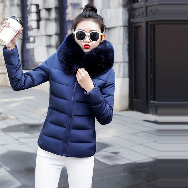 Parkas Women Winter Coat Thick Cotton