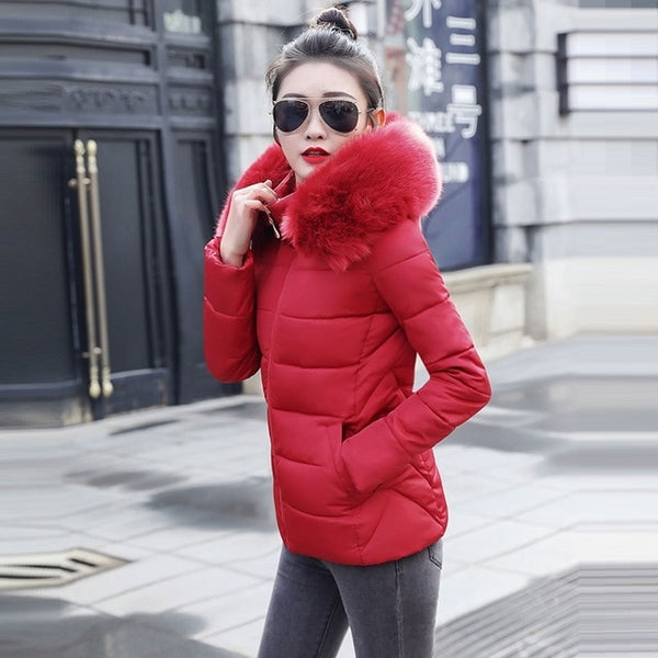 Parkas Women Winter Coat Thick Cotton