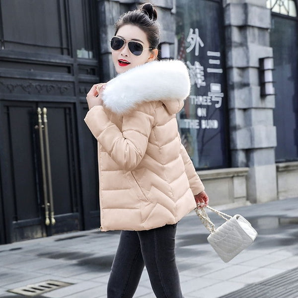 Parkas Women Winter Coat Thick Cotton