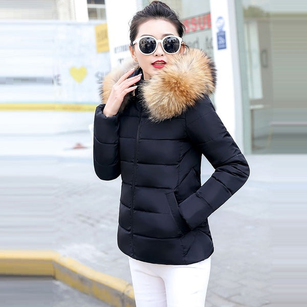 Parkas Women Winter Coat Thick Cotton