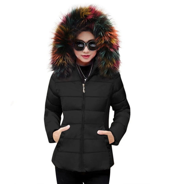 Parkas Women Winter Coat Thick Cotton