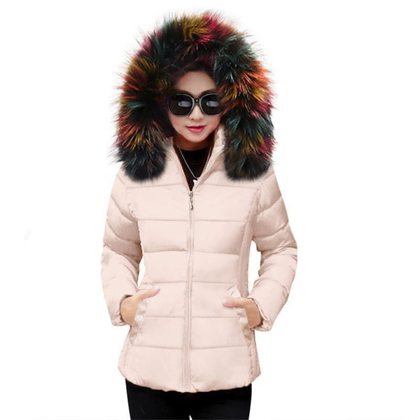 Parkas Women Winter Coat Thick Cotton