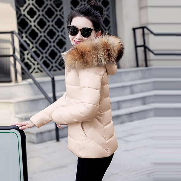 Parkas Women Winter Coat Thick Cotton