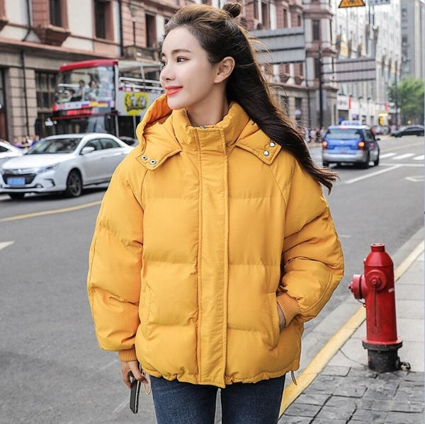 Winter Hooded Down Parka Coat Women