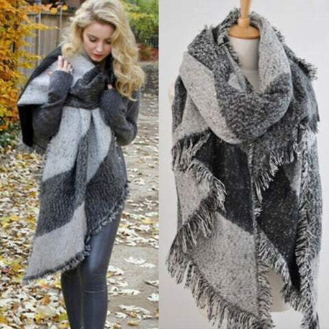 Large Scarves Women's Thick Long