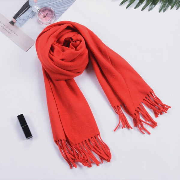 Unisex Cashmere Scarf Foulard Plaid