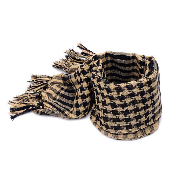 Mens Lightweight Square Outdoor Scarf Shawl Military