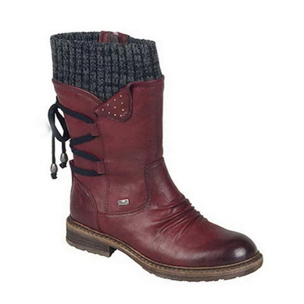 Women Boots winter Flat Heel Boot