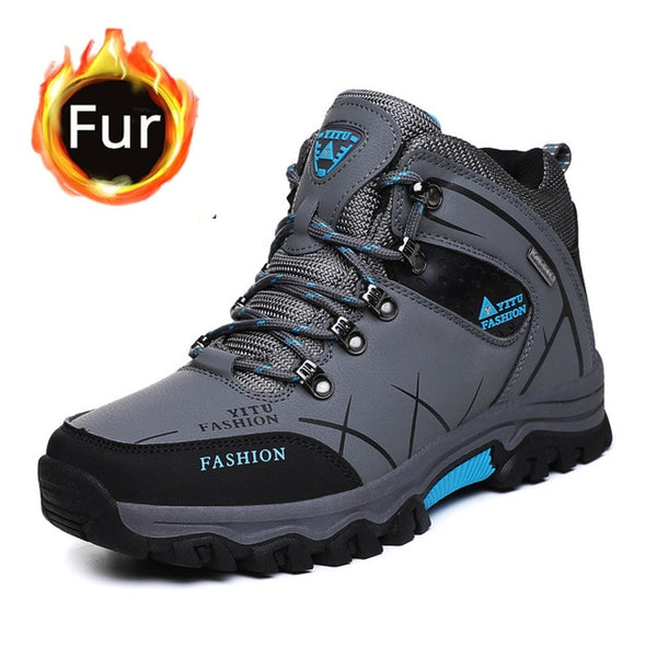 Winter Boots Leather Casual Travel Men