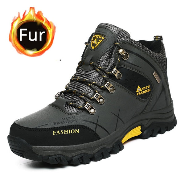 Winter Boots Leather Casual Travel Men