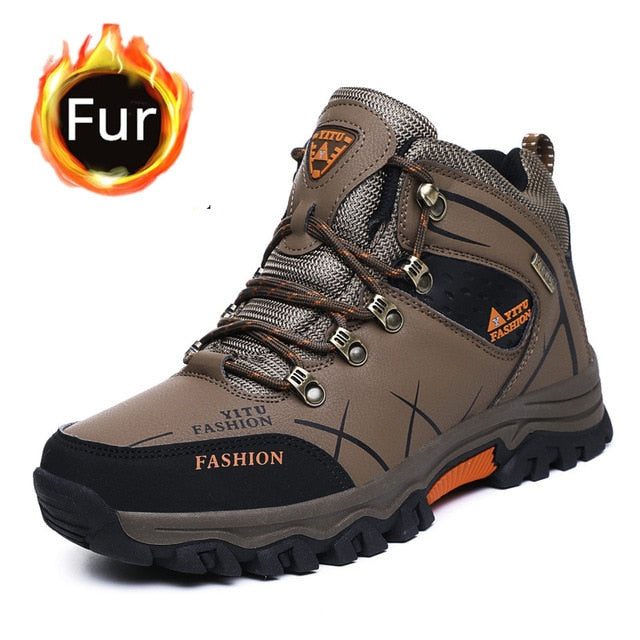 Winter Boots Leather Casual Travel Men