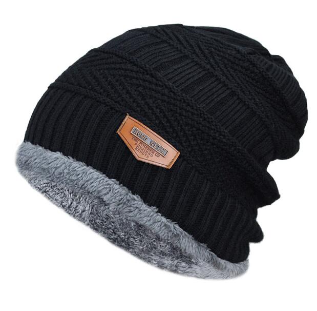 Men Winter Beanies Knitted Caps