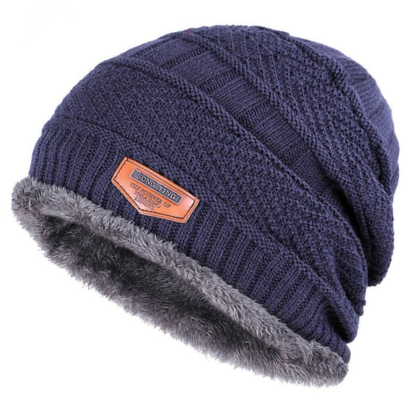 Men Winter Beanies Knitted Caps