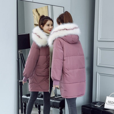 Women Winter Parkas Cotton Jacket