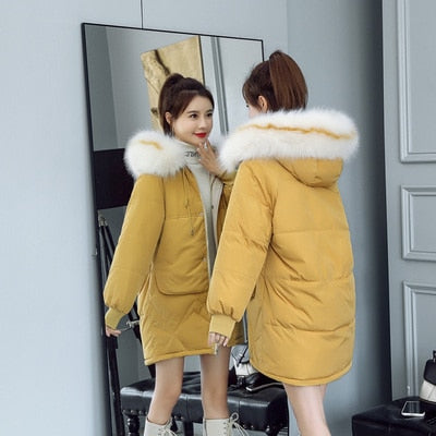 Women Winter Parkas Cotton Jacket