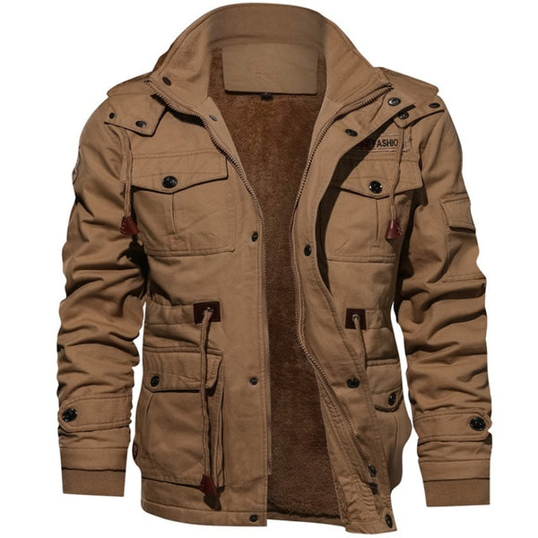 Jacket Men Thick Warm Military Bomber Tactical