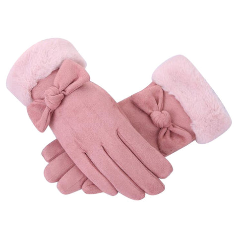 Women Glove Faux Suede Gloves Autumn And Winter