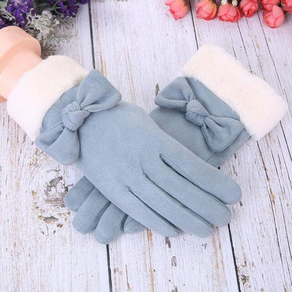 Women Glove Faux Suede Gloves Autumn And Winter