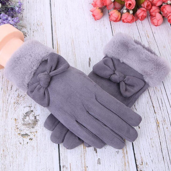 Women Glove Faux Suede Gloves Autumn And Winter