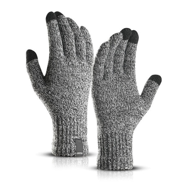 Men Thicken Knitted Gloves Phone Screen