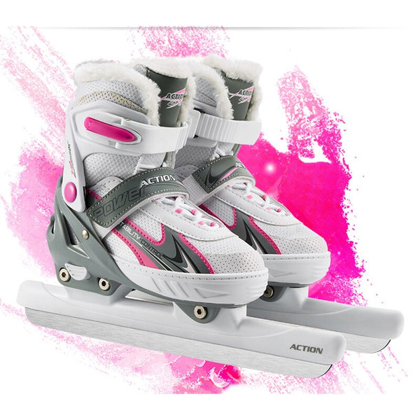 Winter 1 Pair Teenagers Children Kids Ice Skates