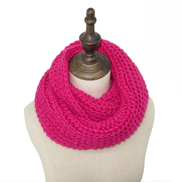 Unisex Winter scarf knitted Scarves Collar Neck