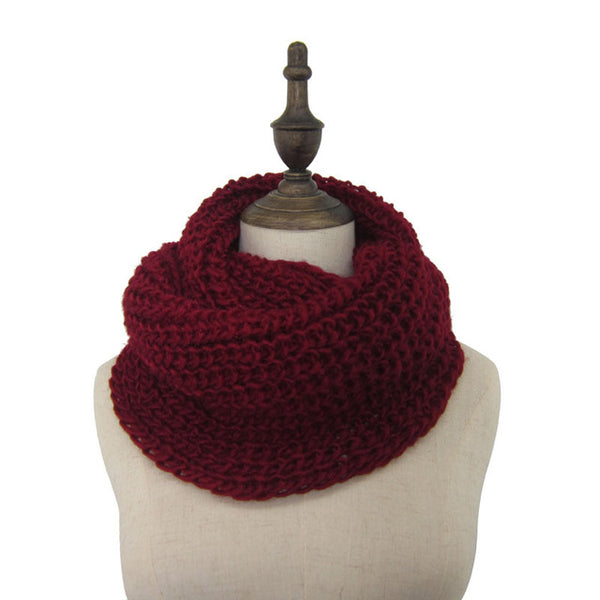 Unisex Winter scarf knitted Scarves Collar Neck