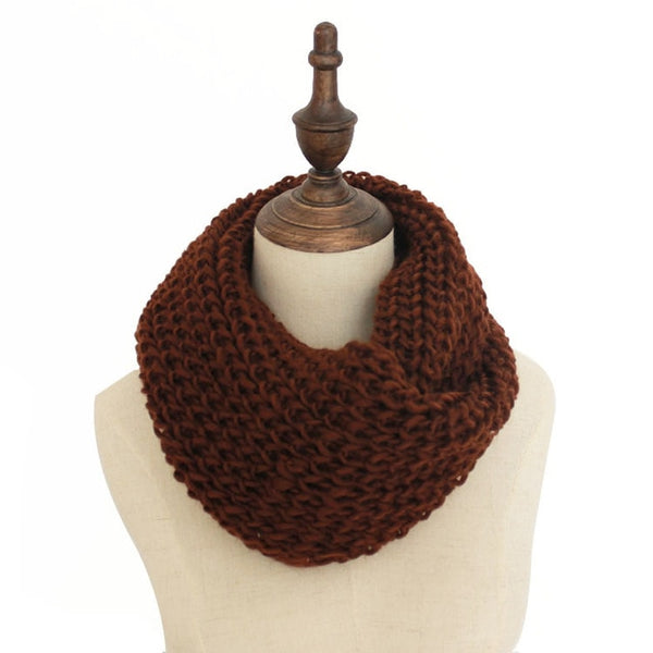 Unisex Winter scarf knitted Scarves Collar Neck