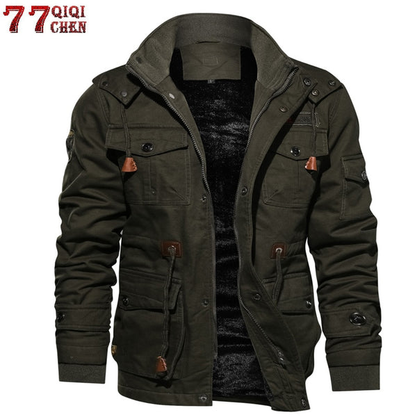 Clothing Military Jacket Men Winter Thick